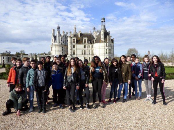 Les 5e 7 au château de Chambord